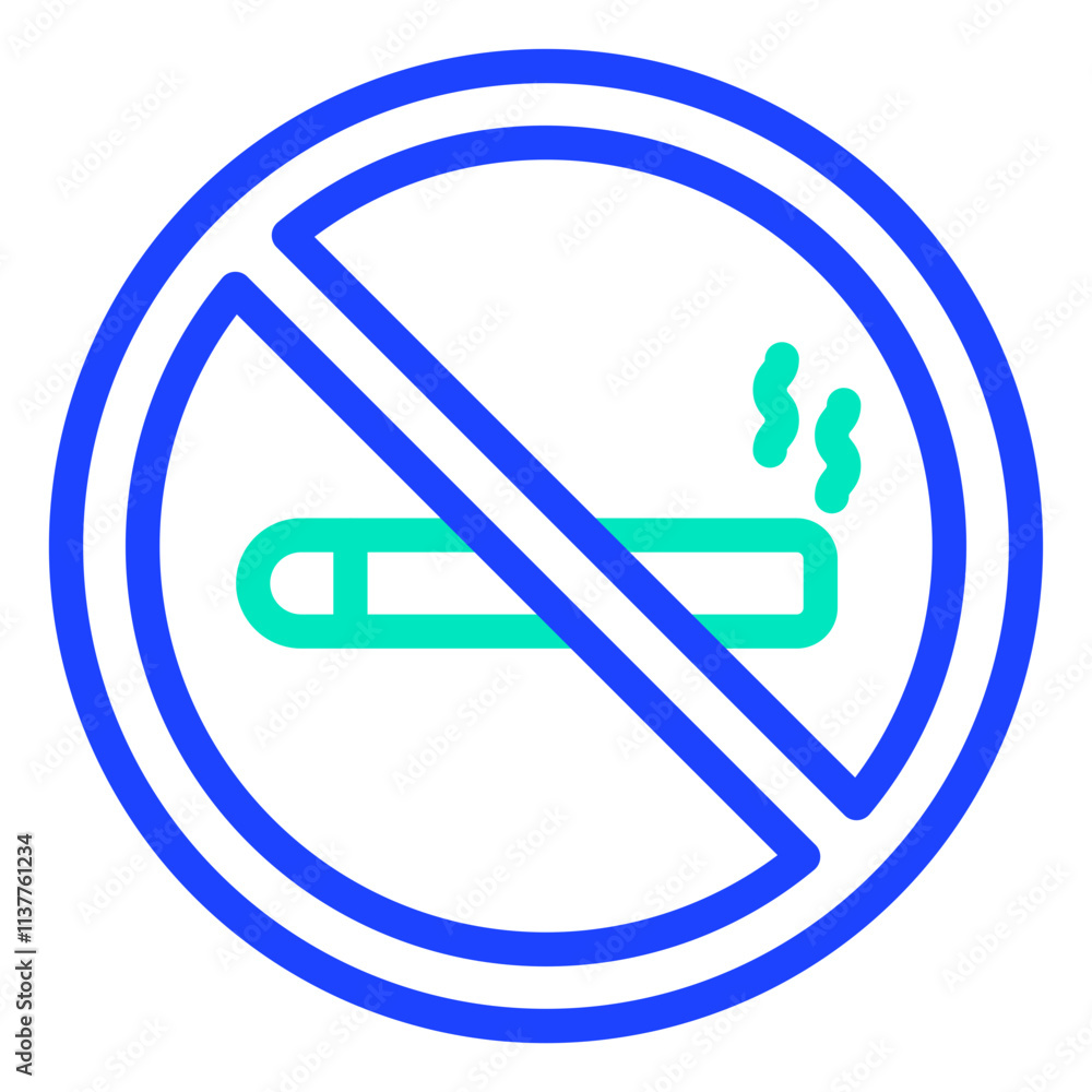 No Smoking Vector Icon Design Illustration No Smoking Vector Icon Design Illustration