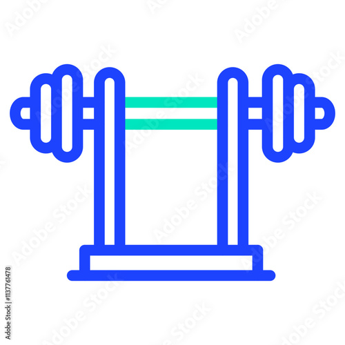 Weightlifting Vector Icon Design Illustration