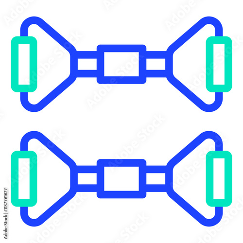 Chest Expander Vector Icon Design Illustration