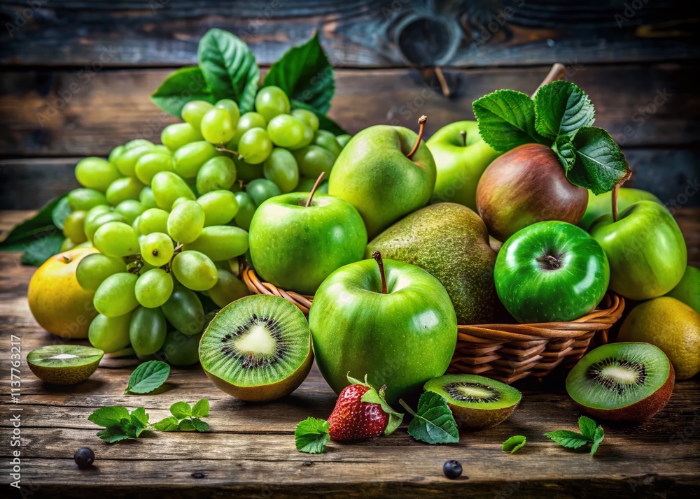 World Vegetarian Day: Alkaline Diet Green Fruits Photography - Apples, Grapes, Kiwi, Pears World Vegetarian Day: Alkaline Diet Green Fruits Photography - Apples, Grapes, Kiwi, Pears