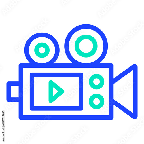 Wallpaper Mural Camera record Vector Icon Design Illustration Torontodigital.ca