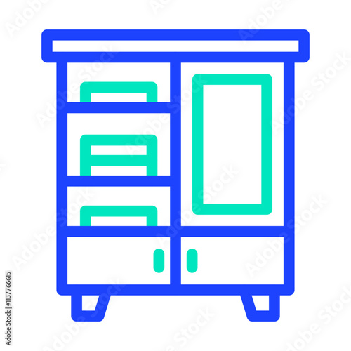 Dressing Room Vector Icon Design Illustration