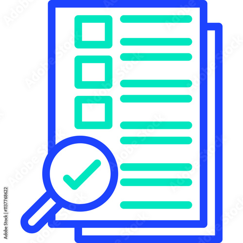 Auditing Vector Icon Design Illustration