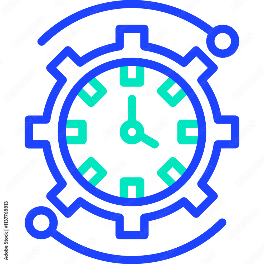 Time Management Vector Icon Design Illustration Time Management Vector Icon Design Illustration