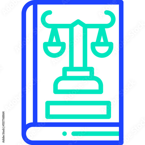 Company Law Vector Icon Design Illustration