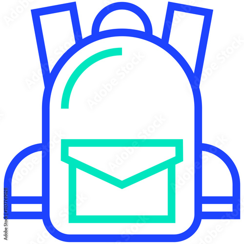 Bagpack Vector Icon Design Illustration