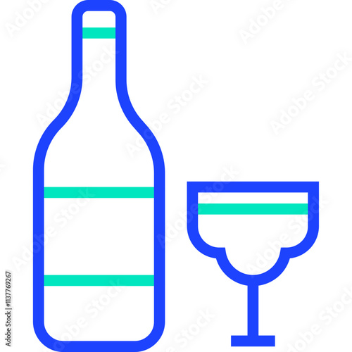Drinks Vector Icon Design Illustration