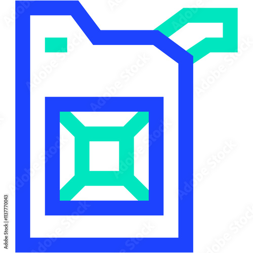 Kerosene Can Vector Icon Design Illustration