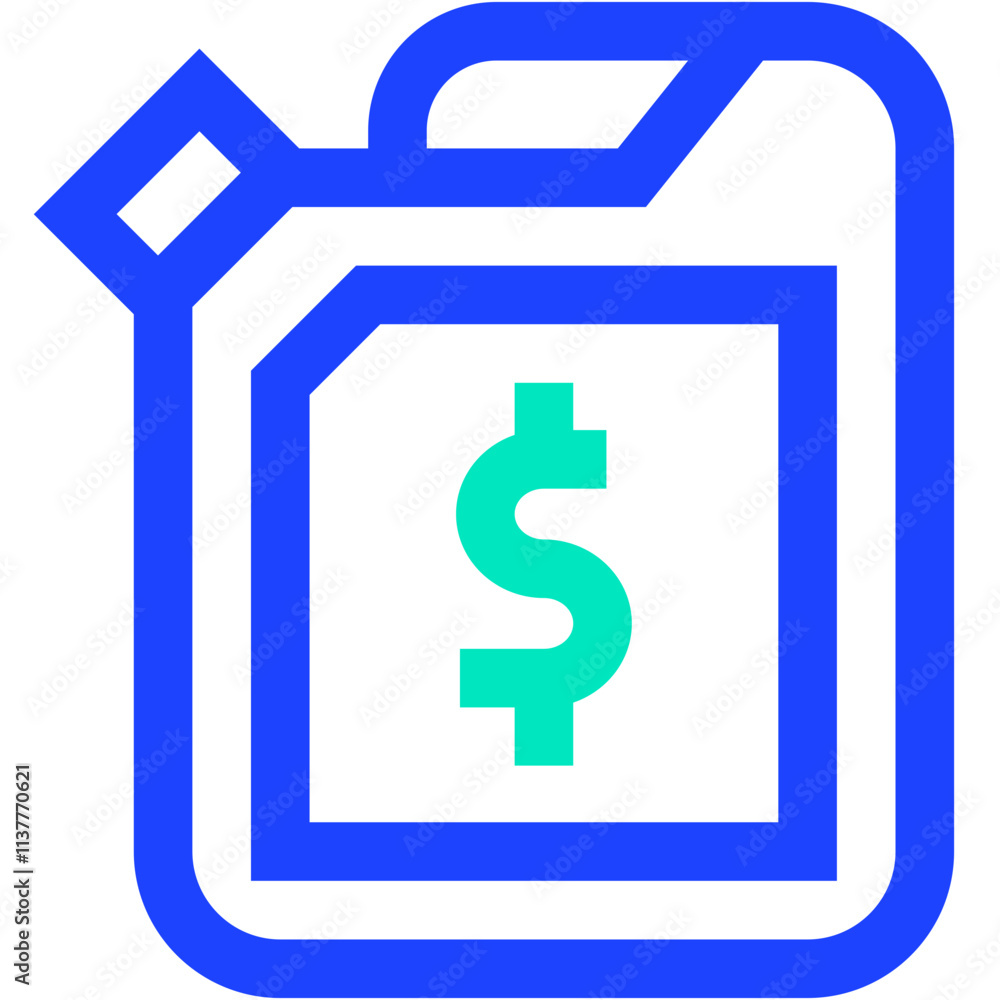Oil Price Vector Icon Design Illustration Oil Price Vector Icon Design Illustration