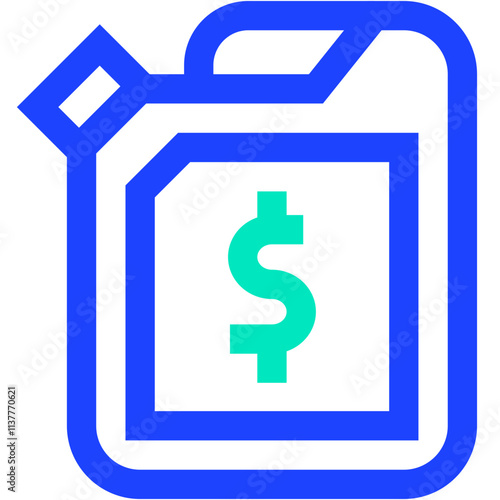 Oil Price Vector Icon Design Illustration