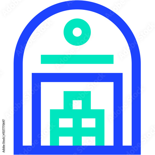 Warehouse Vector Icon Design Illustration