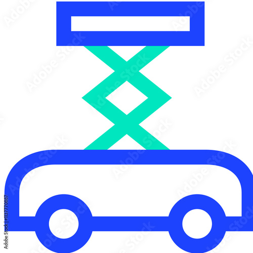 Car Jack Vector Icon Design Illustration