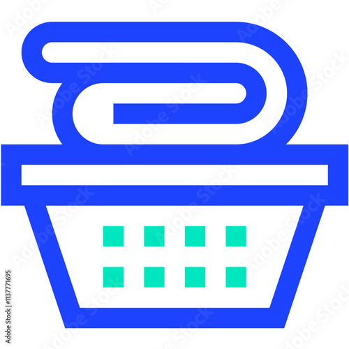 Washcloth Vector Icon Design Illustration