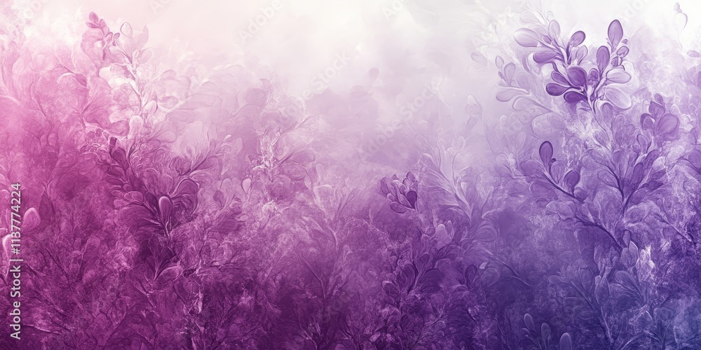 Fototapeta premium Delicate Lavender Colors Abstract Digital Background, Generative AI