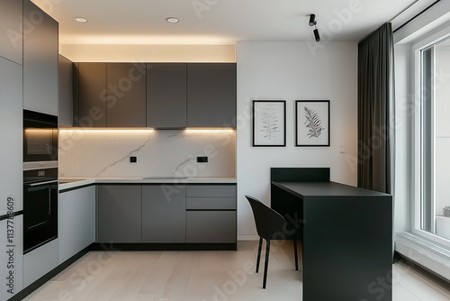 modern kitchen interior