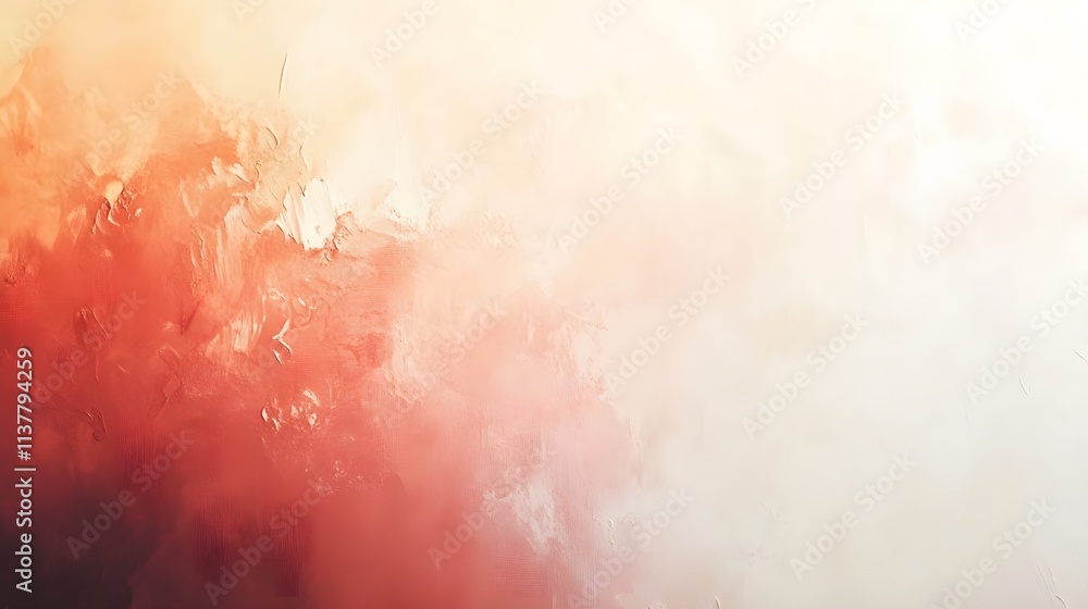 Fototapeta premium A gradient transitioning from pale peach to light cream, with a soft and minimalistic appeal.