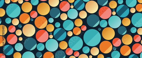 Abstract futuristic metaball, bubbles shapes science background