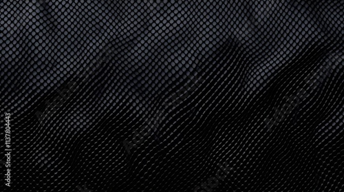 Close-up of black textured surface with smooth lines creating a subtle abstract design