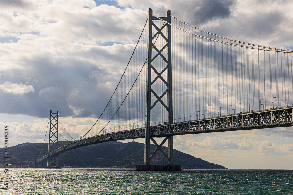 Obraz premium 明石海峡大橋