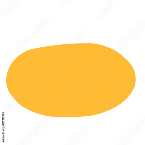 orange paper bubble