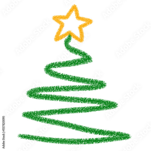green christmas tree