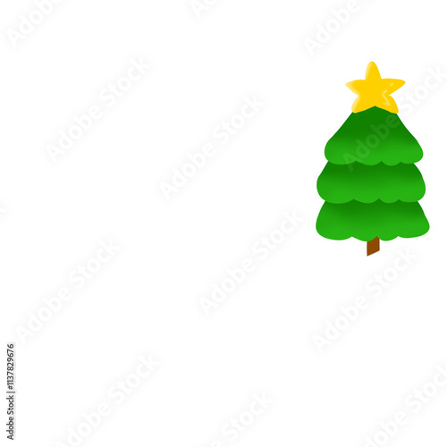 green christmas tree textbox 