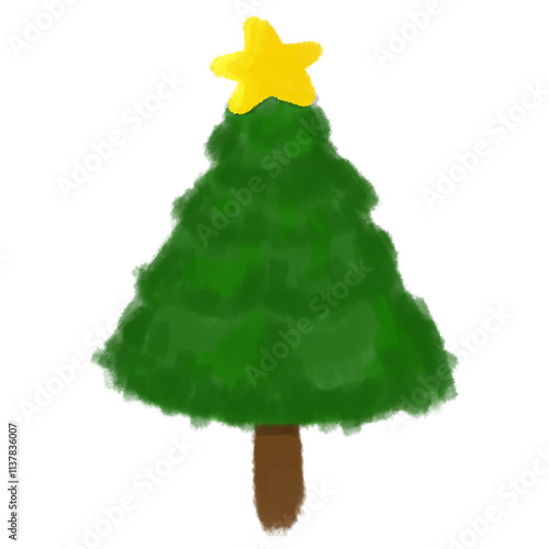 green christmas tree