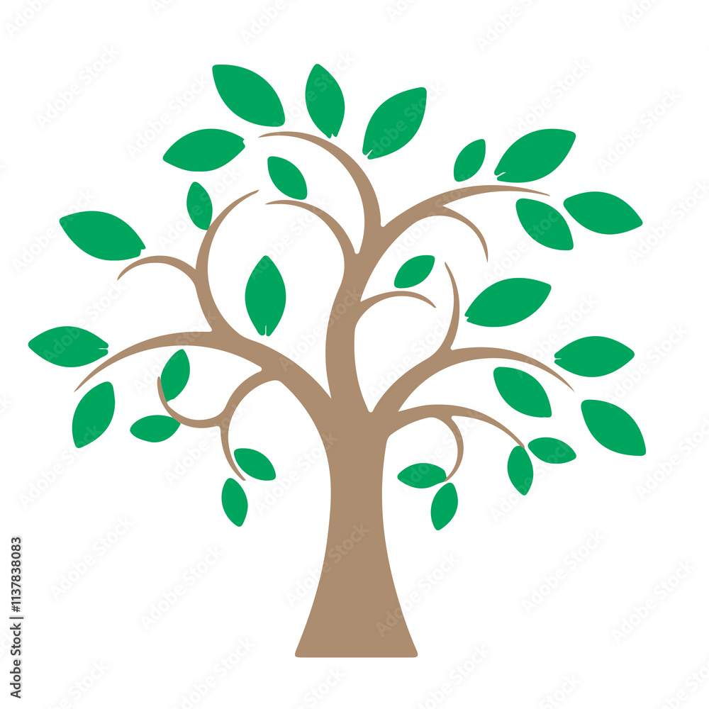 Obraz premium tree with green leaves