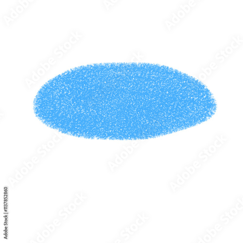 blue sponge isolated on white