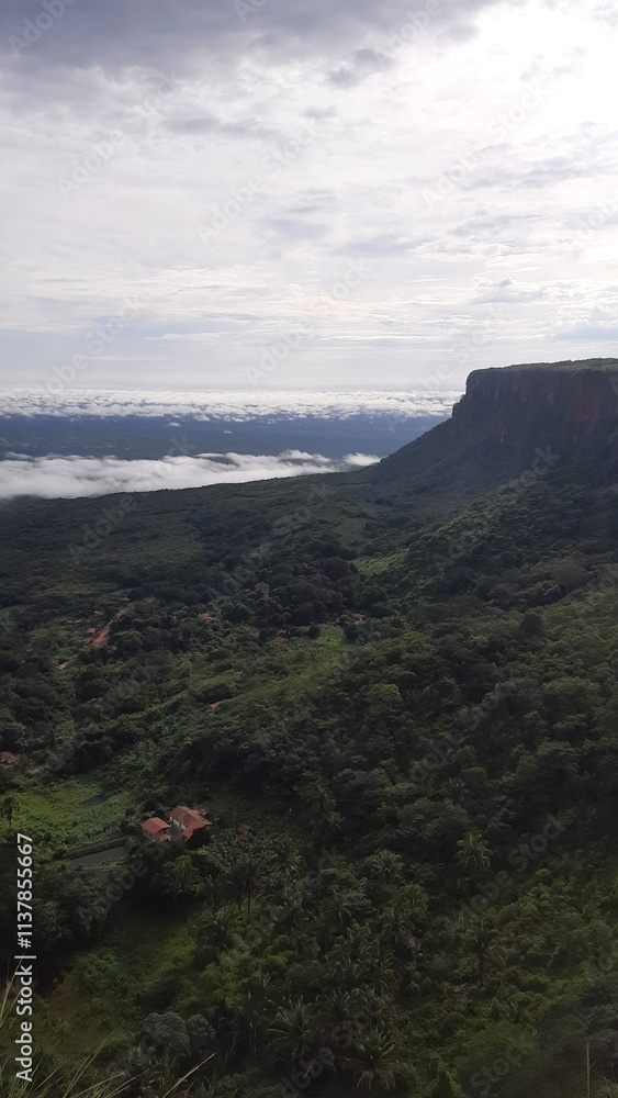 Obraz premium morro do gritador em pedro II, piauí