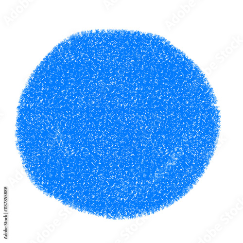blue circle text
