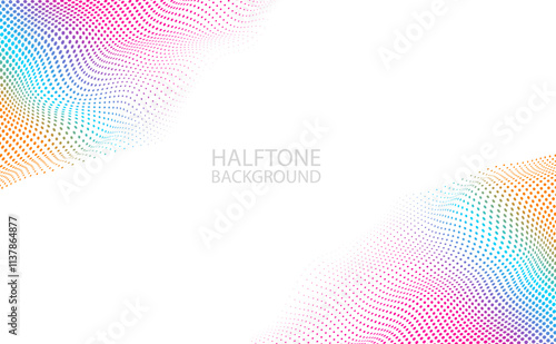 Hafltone dot gradient background