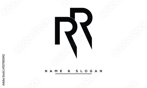 RR Abstract Letters Logo Monogram