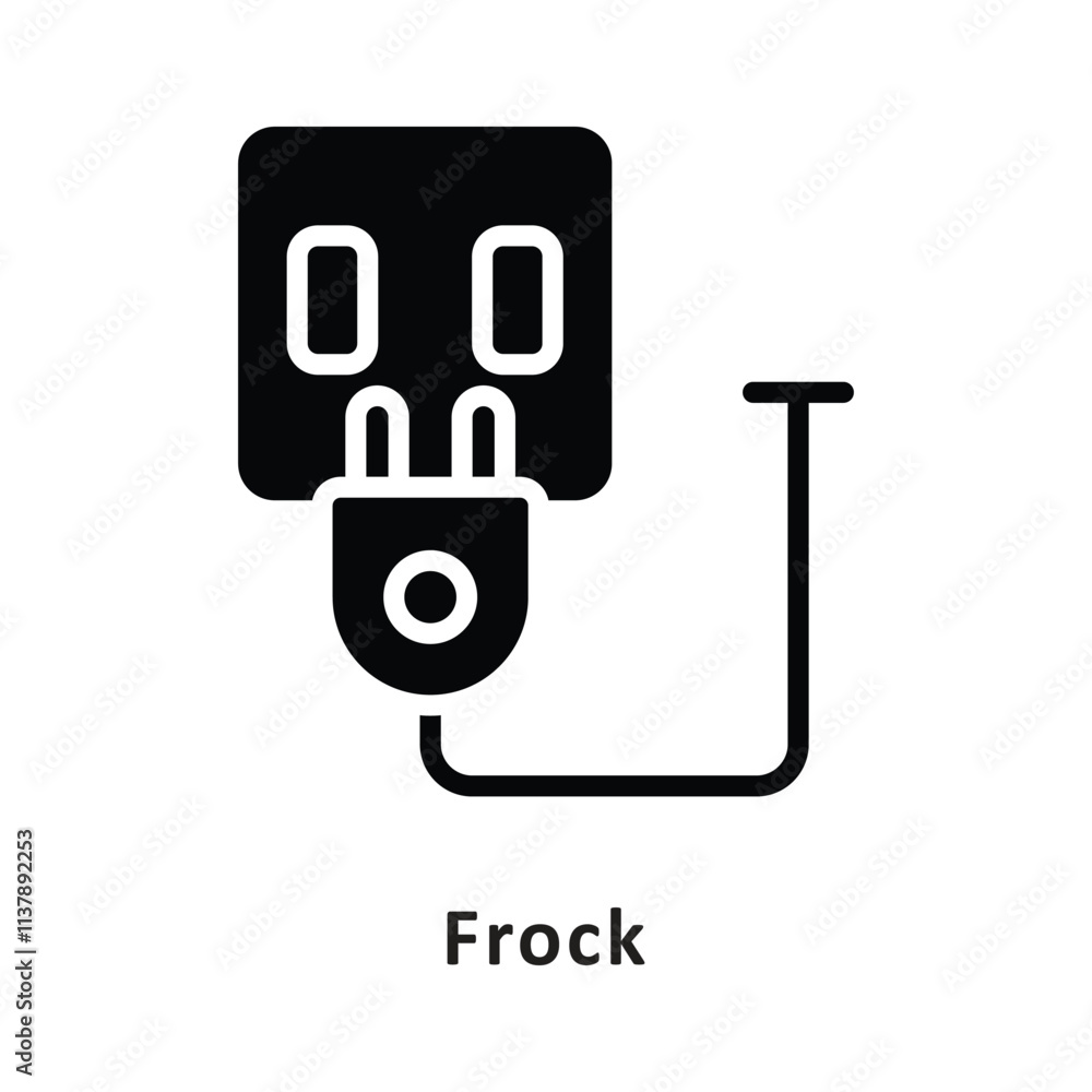 Fototapeta premium Switch Board Vector Gylph Icon. Eps 10 File 