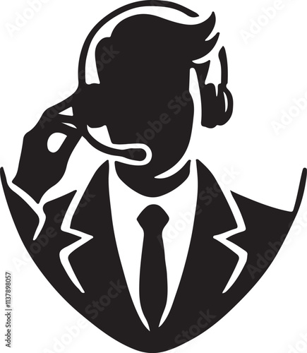 The Caller Vector Illustration