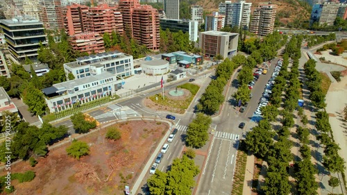 FAO Building, United Nations Food and Agriculture Organization at Vitacura, Santiago