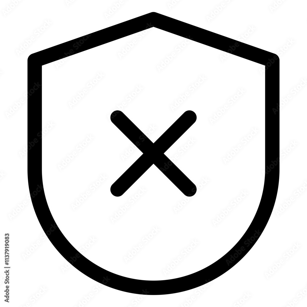 Fototapeta premium shield icon