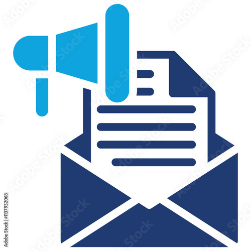 Email Marketing mixed color icon