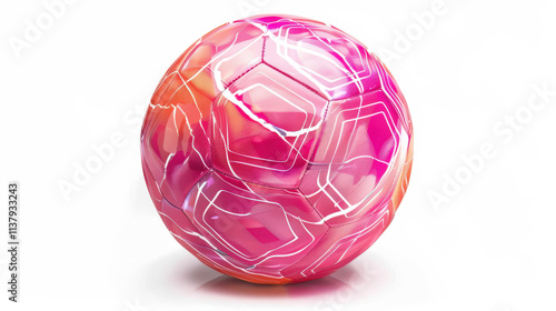 soccer ball isolated on white