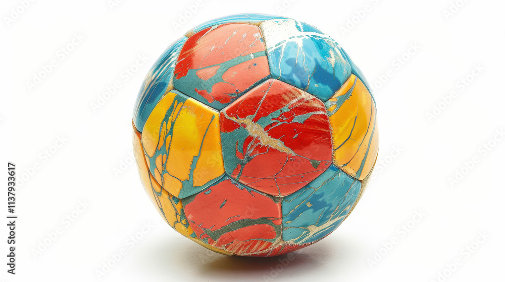 Fototapeta premium soccer ball isolated on white