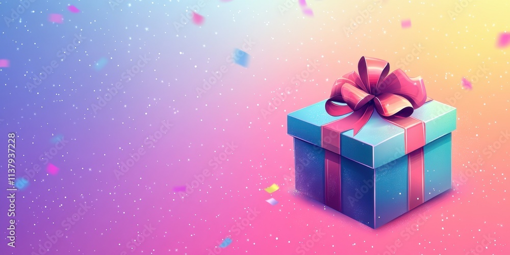 present background with present and place for text present background with present and place for text