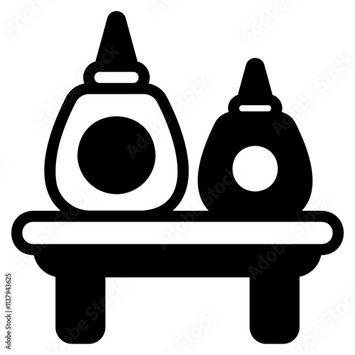 Sauce black glyph style icon