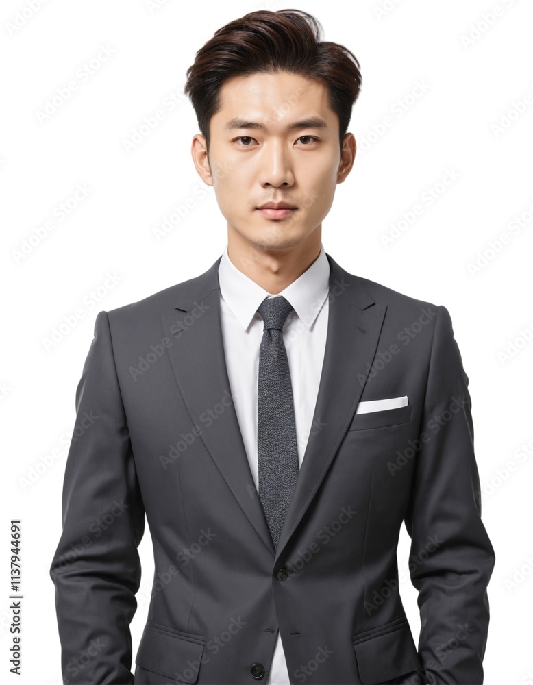 an asian man wearing office clothes . company leaders are very confident . ai generate an asian man wearing office clothes . company leaders are very confident . ai generate