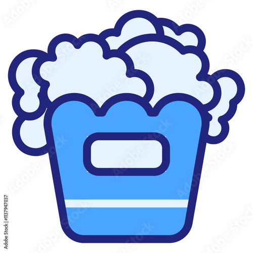 Popcorn blue style icon