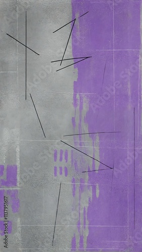 Purple And Grey Abstract Texture - Vintage Backdrop