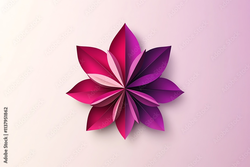 Fototapeta premium Meditation flower colorful