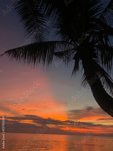 Sonnenuntergang in den Philippinen photo