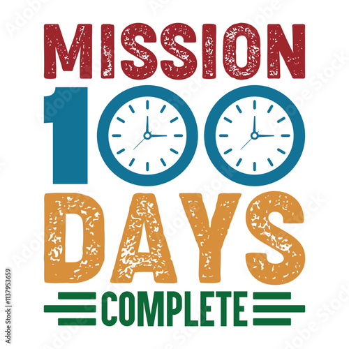 Misson 100 Day Challenge Completed - Inspirational Wall Art