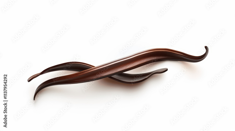 vanilla bean isolated on white background vanilla bean isolated on white background