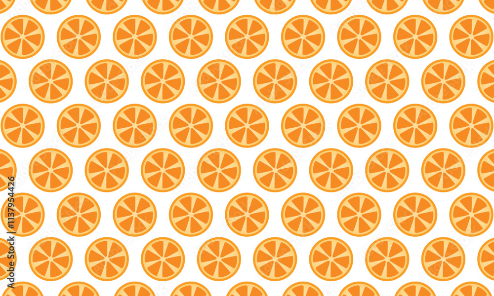 Sliced orange pattern. Vector illustration Sliced orange pattern. Vector illustration